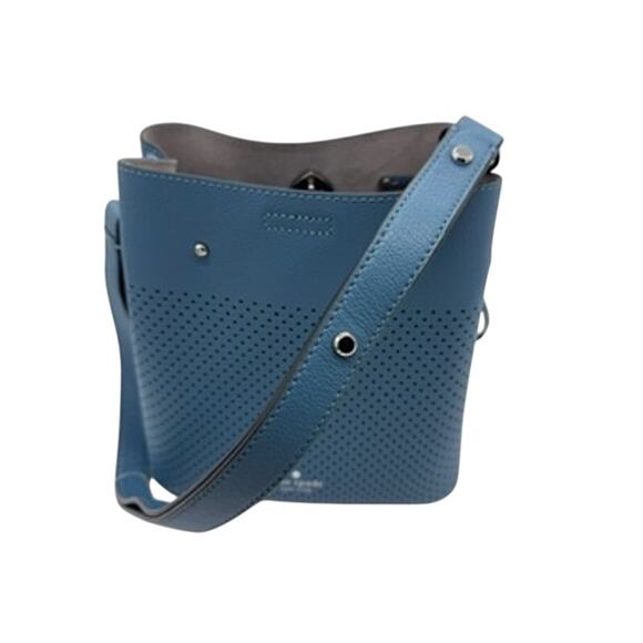 Kate Spade New York Marti Large Bucket Bag*New w/out tags*BLUE Pebbled Leather - Picture 12 of 16